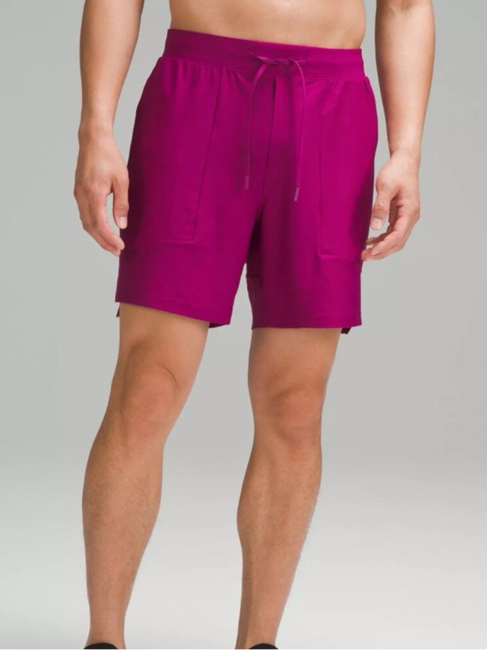 Lululemon Mens License to Train Short 7" Magenta Purple LM7BBIS Active